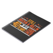 40周年記念結婚ロッキング妻の夫 ノートブック (左側)