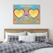 40周年記念結婚写真 キャンバスプリント (インサイチュ (寝室))