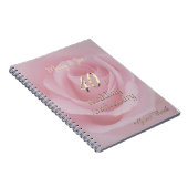 40周年記念結婚本ピンクローズ ノートブック (右側)