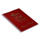 40周年記念結婚本金ゴールドルビー ノートブック (右側)