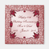 40周年記念結婚磁石 マグネット (正面)