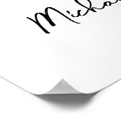 40周年記念結婚第40回写真コラージュ ポスター (角)