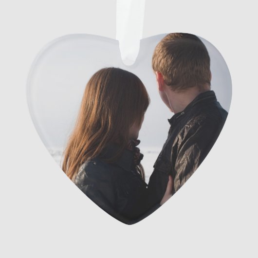 40周年記念結婚記念写真デザイン オーナメント (裏面)