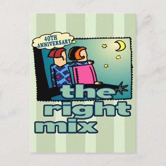 40周年記念結婚贈り ポストカード (正面)