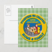 40周年記念結婚贈り ポストカード (正面/裏面)