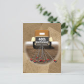 40周年記念結婚贈り ポストカード (スタンド正面)