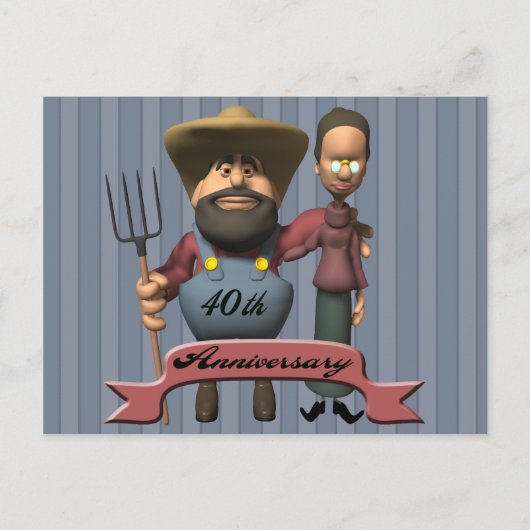 40周年記念結婚贈り ポストカード (正面)