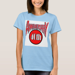 40周年記念結婚贈り Tシャツ