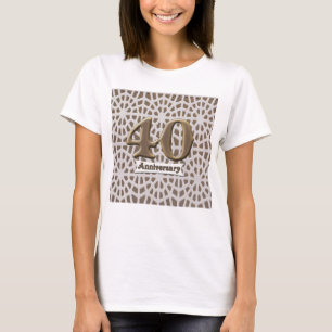 40周年記念結婚贈り Tシャツ