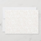 40周年記念 フォト付き - ルビーレッド ゴールド 招待状 (裏面)