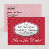 40周年記念 ルビーレッド Z06 案内ポストカード (正面/裏面)