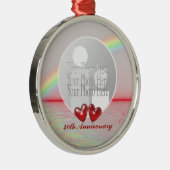 40周年記念Rubyハート（フォトフレーム） メタルオーナメント (右)