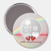 40周年記念Rubyハートfor Photo マグネット (正面/裏面)