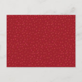 40周年記結婚念日の変更 案内ポストカード (裏面)