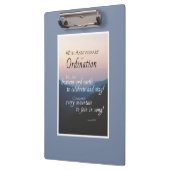 40周年調整のパーソナライズおめでとう クリップボード (左)