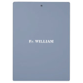 40周年調整のパーソナライズおめでとう クリップボード (裏面)