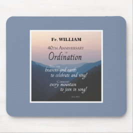 40周年調整のパーソナライズおめでとう マウスパッド