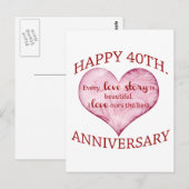 40周年 ポストカード (正面/裏面)