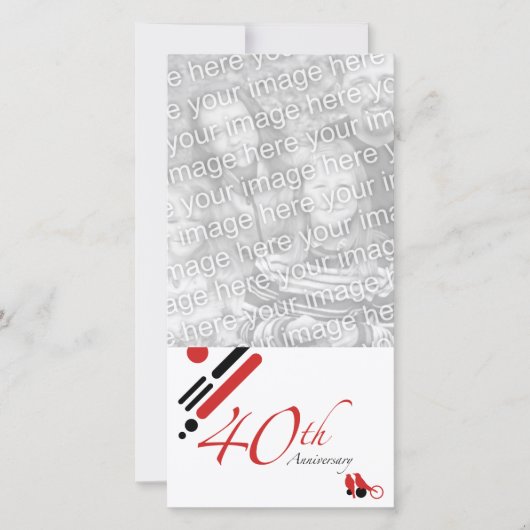 40周年（改造鳥） 案内状 (正面)