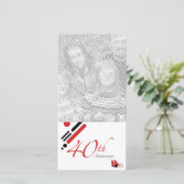 40周年（改造鳥） 案内状 (スタンド正面)