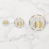 40周年/誕生日 コンフェッティ (正面)