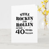 40周年 – 40周年 カード (黄色い花)