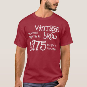 40回目の誕生日ギフト1975年ヴィンテージブリューS01C Tシャツ