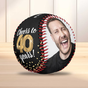 40年おめでとう - 40歳の誕生日フォト 野球ボール
