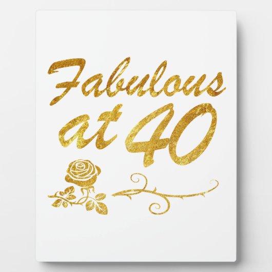 40年で素晴らしい フォトプラーク (正面)