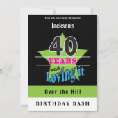 40年と愛 |誕生日 招待状 (正面)