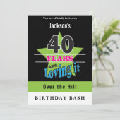 40年と愛 |誕生日 招待状 (スタンド正面)