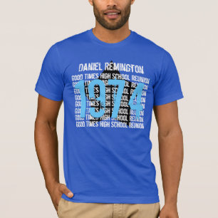 40年の学校懇親会1974年または年の星V15A Tシャツ