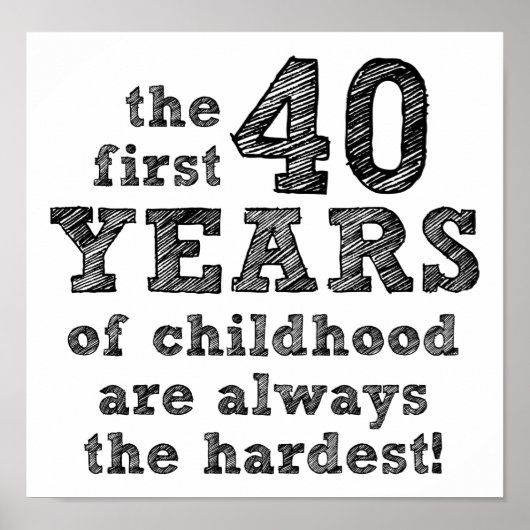 40年の幼少期ポスおもしろいター ポスター (正面)