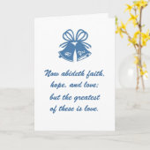 40年の愛 カード (黄色い花)