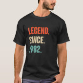 40年の誕生日ギフト彼のための彼女のヴィンテージ伝説S Tシャツ (正面)