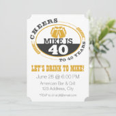 40年への応援 招待状 (スタンド正面)