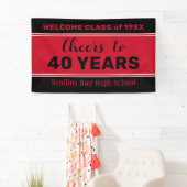 40年カスタムクラスの懇親会バナー 横断幕 (インサイチュ)