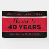 40年カスタムクラスの懇親会バナー 横断幕 (横)