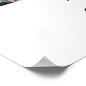 40年フォトコラージュ結婚ルビー記念日 ポスター (角)