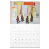 40年代のスタイルの壁掛けカレンダー カレンダー (1月 2026)