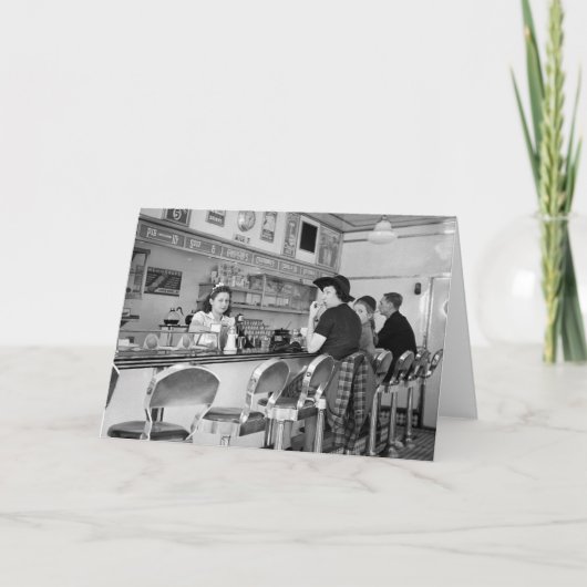 40年代のハンバーガーの接合箇所 カード (正面)