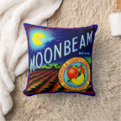 40年代のフルーツの木枠のラベルのMoonbeamのブランドの柑橘類 クッション (ブランケット)