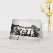 40年代の生命 カード (黄色い花)