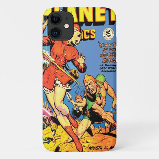 40年代のSF漫画 Case-Mate iPhoneケース (裏面)