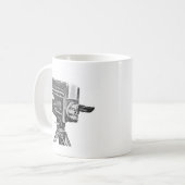 40年代または50年代の放送スタジオのTVカメラ コーヒーマグカップ (正面左)