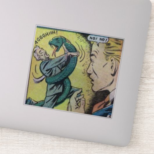 40年代ゴールデンエイジヴィンテージホラー漫画、怖いレトロ シール (詳細)