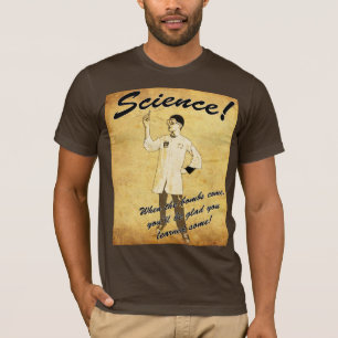 40年代レトロ科学ポスターティー Tシャツ