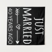 40年前に結婚しました タペストリー (正面(横))