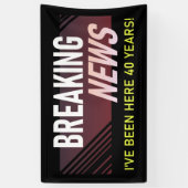 40年勤続40周年 横断幕 (縦)