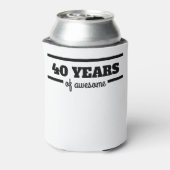 40年素晴らし間 缶クーラー (缶裏面)